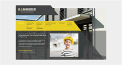 Desktop Screenshot of kammerer-bau.de